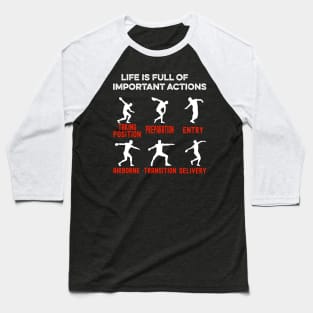 Discus Athlete Baseball T-Shirt